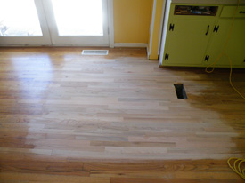 Hardwood floor repair and refinishing in Decatur, GA
